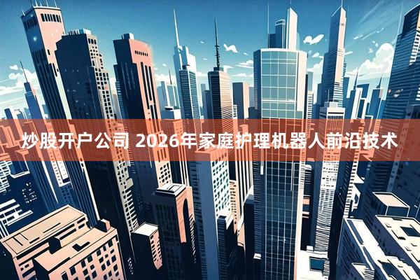 炒股开户公司 2026年家庭护理机器人前沿技术